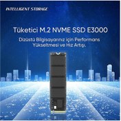 Resim Hikvision E3000 NVMe 512 GB Dahili SSD 