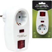 Resim PowerMaster Anahtarlı Akım Korumalı Priz Güvenli Kullanım İçin Tasarlandı 