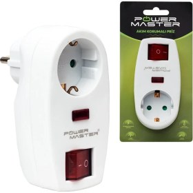 Resim PowerMaster Anahtarlı Akım Korumalı Priz Güvenli Kullanım İçin Tasarlandı 