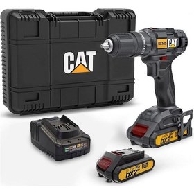 Resim Cat DX145.1 18 V 2.0 AH Li-Ion Çift Akülü Şarjlı Matkap 