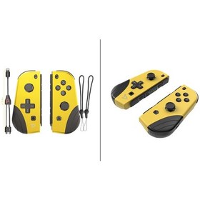 Resim Steelplay Nintendo Switch JoyCon Twin Pads Controller Sarı 