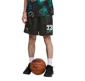 Resim Puma The Atw Dylan Aop 7" Short Erkek Şort Ve Kapri Siyah 