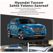 Resim Hyundai Tuscon Parlak Siyah Yalancı Çakma Sahte Sunroof 