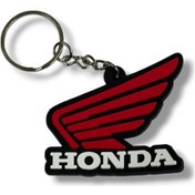 Resim Motosiklet Honda Uyumlu Anahtarlık Honda Maskot Silikon İthal 
