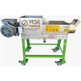 Resim YEŞİL Makine Elektrikli Üzüm Sıkma Makinesi (Şıra Makinesi) HS-250 