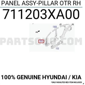 Resim Direk Sacı Dış Elantra 2011-2016 Ön Sağ Oem No:711203xa00 