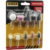 Resim Dmax 10 Pcs Kalıpcı Taşlama Seti Temizleme - Parlatma - Çapak Alma - Pas Sıyırma (4764) 