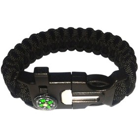 Resim Nikula Siyah Paracord Bileklik 