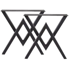 Resim Grande Home Metal Karo Ahşap Ve Kütük Bank Ayağı 30cm X 41cm 