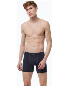 Resim Malabadi Erkek Lacivert Siyah Füme 8 Li Premium Collection Modal Uzun Boxer 8m250 Lacivert-siyah-füme 