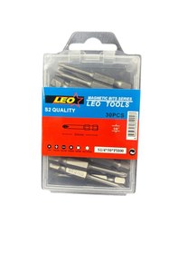 Resim Leo Ph00 50mm ¼ S2 Kalite Mıknatıslı Bits Yıldız Uç 30 Adet 