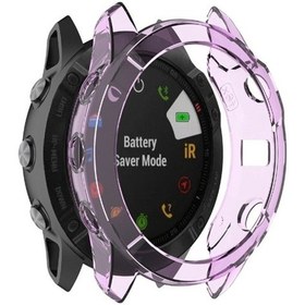 Resim Sones Garmin Fenix 6x Tpu Yarım Kapsama Akıllı Saat Koruma Kılıfı 