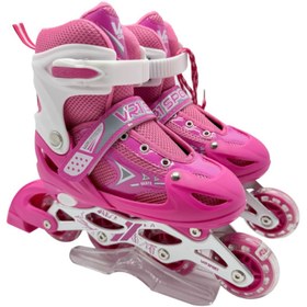 Resim Wingzy Işıklı Ayarlanabilir (Sıralı) Paten M (34-37) 