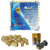 Resim Mag Platinum 10-12 Sonlu Uydu Santrali+T&Smart Santral Lnb'si 