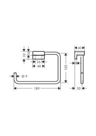 Resim Hansgrohe Addstoris Halka Havluluk 