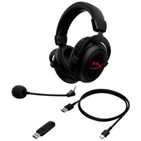 Resim HyperX Cloud II Core Wireless 6Y2G8AA Kablosuz Kulak Üstü Oyuncu Kulaklığı Teşhir 