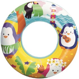 Resim NW NessiWorld Sevimli Hayvanlar Desenli Çocuk Deniz Simidi (3-6 Yaş) 