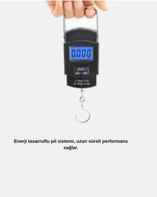 Resim Portatif Dijital El Kantarı Bavul, Kargo Ve Paket Tartı Cihazı 50 Kg 