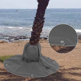 Resim Bitki Kaplamaları Don Koruma Kışlık Don Örtüleri 4 Adet Yer Çivisi Palmiye Ağacı Kök Koruyucu Sarar Yeniden Kullanılabilir Soğuk Hava Dış Mekan Bitkileri için Don Örtüleri Antifriz Ağaç Kaplamaları 