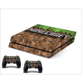Resim PS4 Fat Minecraft Sticker Seti 
