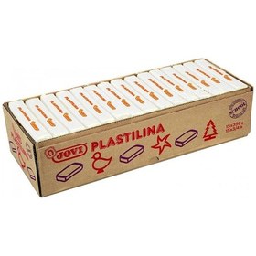 Resim Jovı 72u 350gr Kurumayan Oyun Hamuru Beyaz - 15'li Kutu Rengarenk 