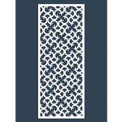 Resim Liar Ahşap Seperatör (Paravan) - KSP-54 - (10 mm) - (69 cm x 139 cm) - (Beyaz) 