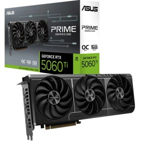 Resim Asus PRIME-RTX5060TI-O16G-NVIDIA-GEFORCE-RTX 5060 TI-16G-16GB GDDR7-128BIT--OC-HDMI-3XDP-DLSS4 Ekran Kartı 