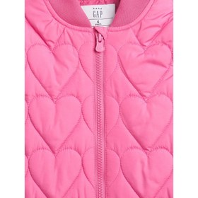 Resim GAP Kız Bebek Kapitone Bomber Mont Pembe - Pembe / 3 Yaş 