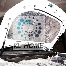 Resim Kl Home 50CMX100CM -9mm Alumunize Folyolu Kendinden Yapışkanlı Ses Yalıtım Oto Karavan Kaput Altı 