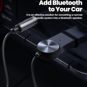 Resim Araç İçi Bluetooth 5.0 Adaptör - Mikrofonlu Eller Serbest Aux Alıcı - Kablolu Hoparlörü Kablosuza Çevirici Zr631 
