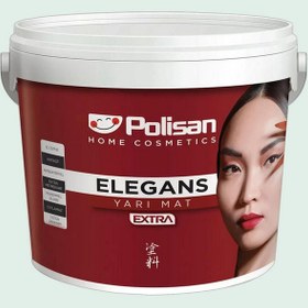 Resim Polisan 4387 - Nehir Yeşili - Cİ-7421 7,5 Litre Elegans Extra Yarı Mat İç Cephe Boyası (25600061600) 