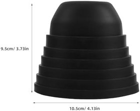 Resim 2 adet Araç Far Toz Kapağı, Vidalı Bağlantılı Kauçuk Araç Ampul Yuvası Kapağı, Su Geçirmez Ön Far 