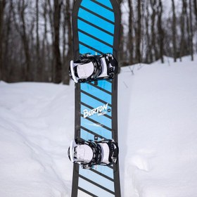 Resim Burton Smalls Unisex Çocuk Mavi Snowboard 