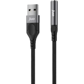 Resim Juo Usb-A To 3.5mm Jack Kulaklık Mikrofon Aux Dönüştürücü Harici Ses Kartı Yüksek Ses Kalitesi 