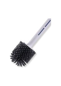 Resim Deterjan Çamaşır Suyu Hazneli Silikon Başlıklı Bas Kullan Tuvalet Fırçası Beyaz 