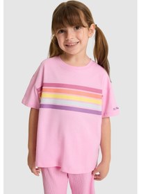 Resim U.s. Polo Assn. Kız Çocuk Pembe Tişört 50325698-vr041 