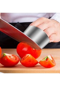 Resim Bucuks 2li Metal Parmak Koruyucu Hızlı Ve Güvenli Kesme Paslanmaz Çelik Koruyucu Aparat Renkli 