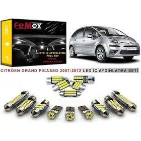 Resim Citröen Grand Picasso 2007-2012 İç Aydınlatma Ampul Seti Femex Parlak Beyaz 