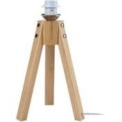 Resim manogrup avize aydınlatma Tripod Abajur Ayağı Kayın 