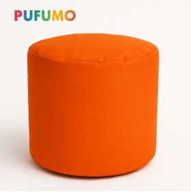Resim Pufumo Yuvarlak Ayak Ucu Pufu Turuncu 