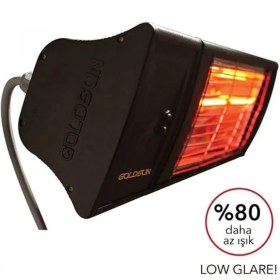 Resim Goldsun Elektrikli Isıtıcı 2000 W 5 Kademeli Kumandalı Infrared Isıtıcı İç Mekan Kullanımı 