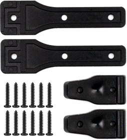Resim Xindoker Axıal Scx10 Iıı Axı03007 1/10 Rc Tırmanma Araçları İçin Dayanıklı Abs Plastik Kapı Menteşe Takımı 