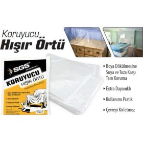 Resim Ennalbur Sgs 4002 Hışır Boya Örtüsü 20 M2 4X5 