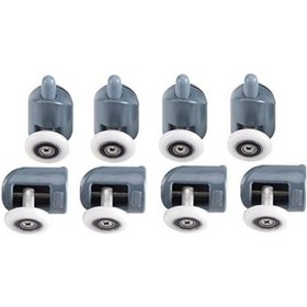 Resim 8 Duş Kapısı Makarası Seti - Duş Kapısı İçin - 25 Mm - Kolayca Takılabilir 