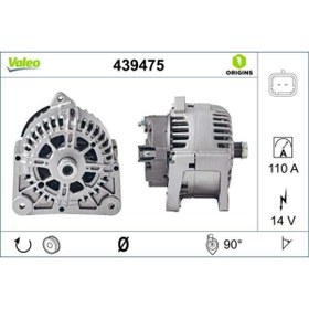 Resim Valeo ALTERNATÖR 14V 110A RENAULT MEGANE II 02 CLIO II 98 05 SC NIC II 02 NISSAN MICRA III K12 03 1.4 1.5d 