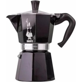 Resim PremiumPort Pratik ve Şık 3 Kişilik Siyah Moka Pot Espresso Makinesi 