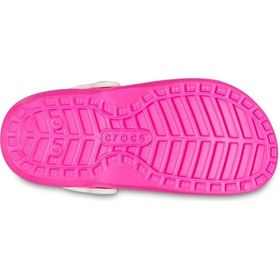 Resim Crocs 207010 Classic Lined Clog K Pembe Çocuk Terlik Pembe 