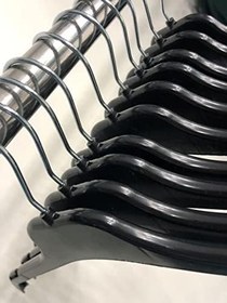 Resim Askıcı Plastik Elbise Askısı Çentikli Döner Başlıklı Kıyafet Askı 36 Adet aa-ecsyh36 