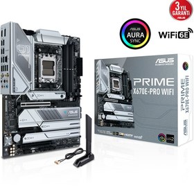 Resim ASUS PRIME X670E-PRO WIFI DDR5 6400MHZ 1XHDMI 1XDP 4XM.2 USB 3.2 ATX AM5 