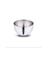Resim Sofram Çelik Derin Karıştırma Kabı Kase 24 Cm 4,60 Litre Gümüş 